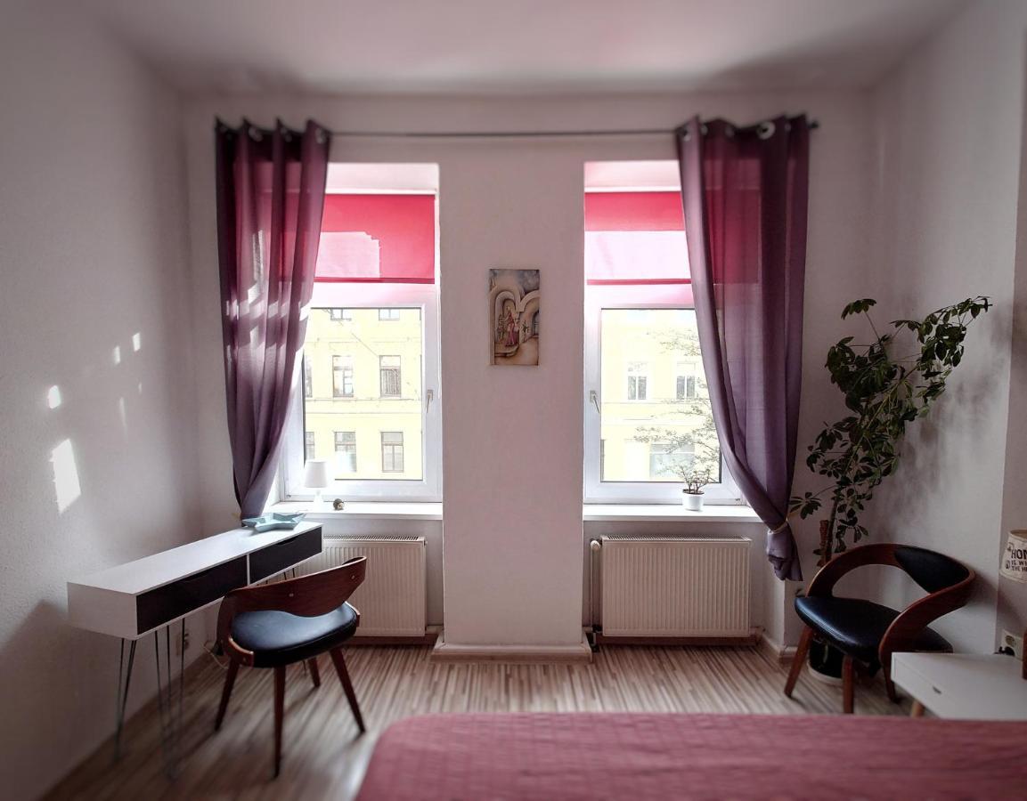 Ferienwohnung Flat in neo country style aus Gründerzeit bis 6 Person Leipzig Exterior foto