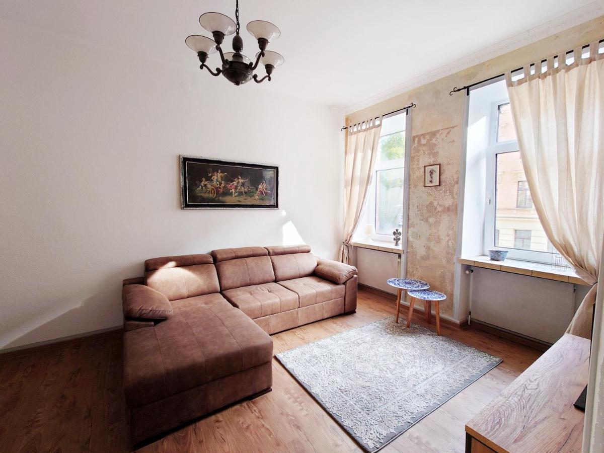Ferienwohnung Flat in neo country style aus Gründerzeit bis 6 Person Leipzig Exterior foto