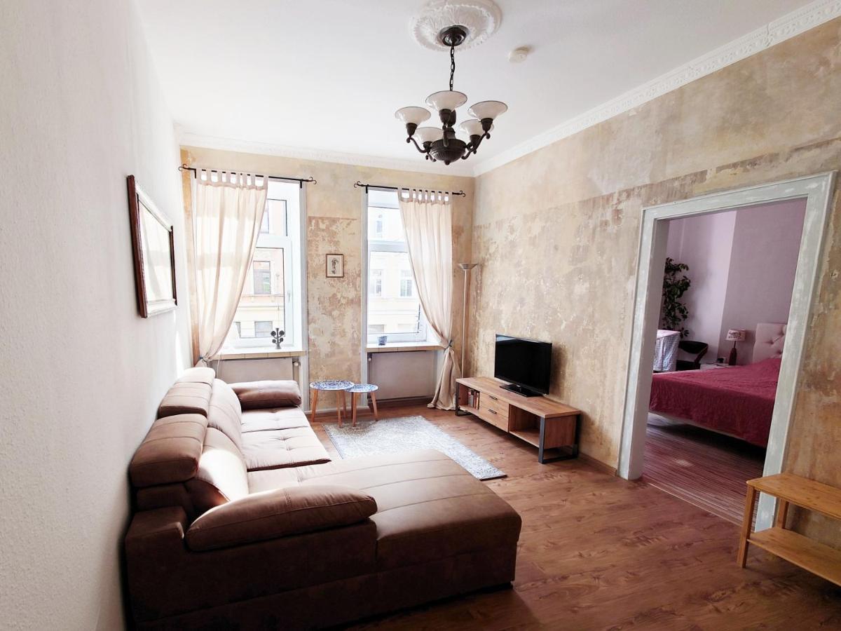 Ferienwohnung Flat in neo country style aus Gründerzeit bis 6 Person Leipzig Exterior foto